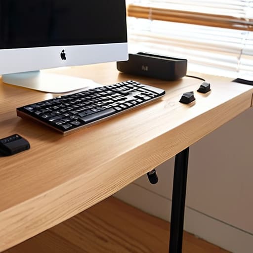 Command Center Cable Management using Velcro strips.