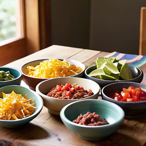 The "Deconstructed" Taco Bar for kids.