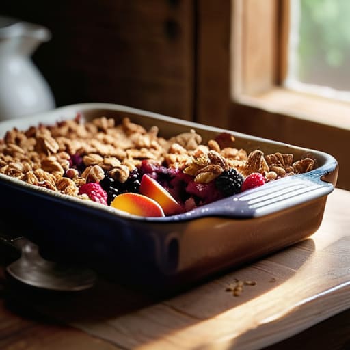 The "I Forgot I Had Fruit" Crumble.