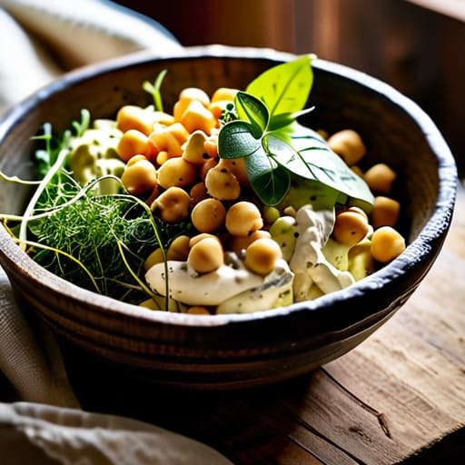 The "No-Cook" Chickpea Smash recipe bowl.