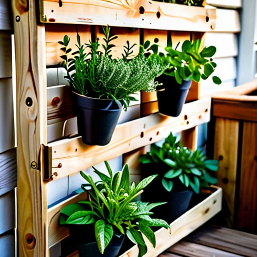 The "No-Nonsense" Vertical Garden pallet setup.