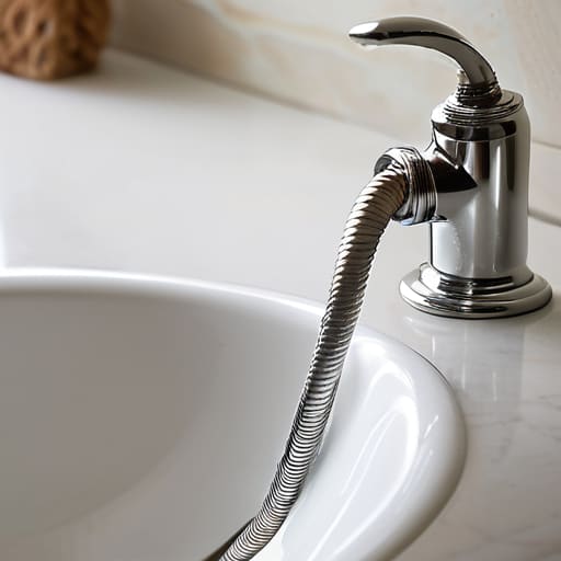 Using a Drain Snake to Clear the Mess