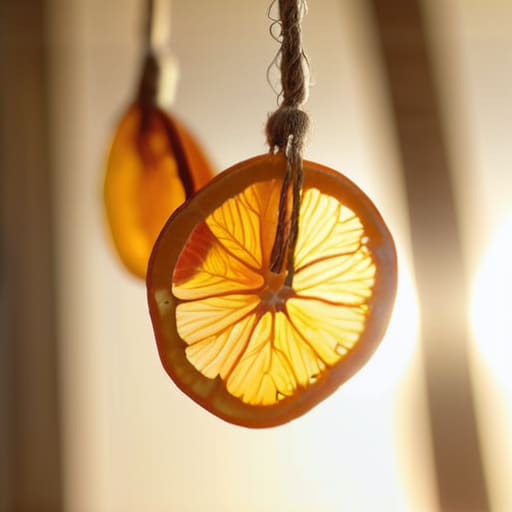 Dried Citrus Garlands That Won't Rot.