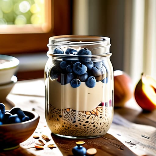 The Overnight Oats System in a jar.