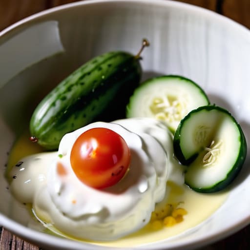 Savory Greek Yogurt Bowls with fresh vegetables.