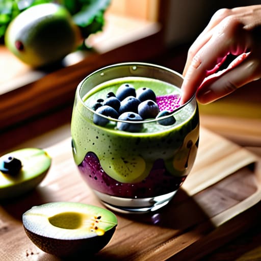 Guide on how to make a smoothie.